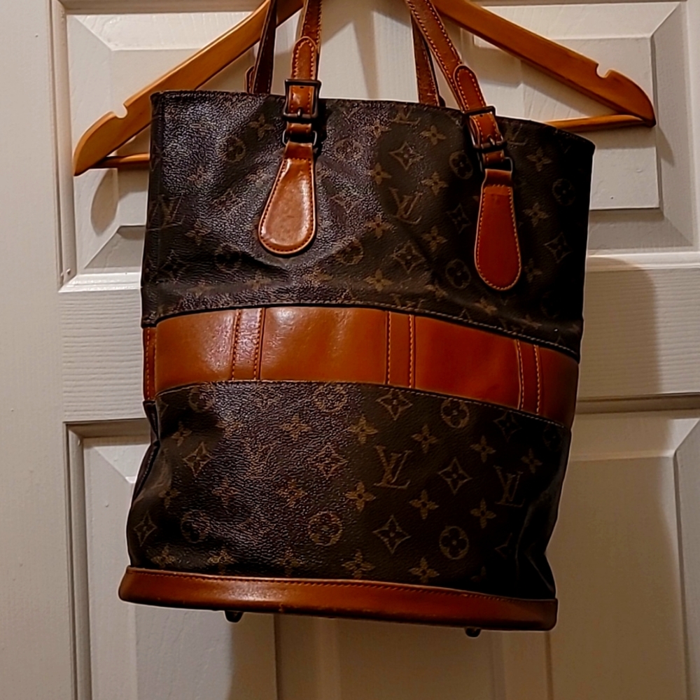 Vintage authentic Louis Vuitton tote bag